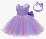 Lzh Girls Bead Bow Detail Flower Dress With Headband. Fixed Price $19.13.