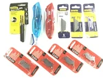 New! Lot Of Utility Knives & Replacement Blades, Stanley, Ace, Task, Irwin. Fixed Price $12.99.