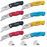 8-PACK Folding Utility Knife With Extra 30 Blades, Tough Foldable R... Fast Ship. Fixed Price $24.99.