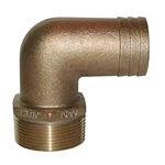 Groco 3/4" Npt X Id Bronze 90 Degree Pipe To Hose Fitting Standard Flow Elbow. Fixed Price $17.99.