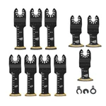 10 Pcs Bi-metal Japanese Tooth Blades Yellow Curved Oscillating Saw. Fixed Price $11.66.