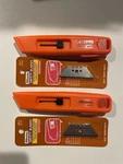 2 Allway Tools Box Cutter Self Retracting Safety Utility Knife & 10 Blades. Fixed Price $17.63.