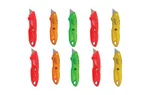 25 Pc Box Cutters Bulk Pack Assorted Colors Sturdy Retractable Design Durable. Fixed Price $50.15.