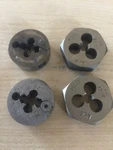 4PCS. Mxd. Ace, R+t, 1/4-28 Die Hex Rnd Solid Threading Od Hss Tool, Usa. Fixed Price $20.00.