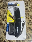 Kobalt Speed Release Utility Knife Includes 11 Blades Black. Fixed Price $29.98.