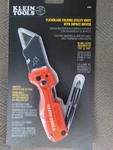 Klein Tools Flickblade Folding Utility Knife Steel Orange Plastic Handle.. Fixed Price $25.00.