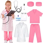 Doctor Costume For Kids, Toddler Dress Up Clothes With Real Stethoscop.... Fixed Price $24.52.
