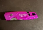 Milwaukee Fastback Flip Utility Knife Custom Pink. Fixed Price $65.00.