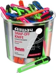 Allway K13-50 9MM 13PT Snap Off Knife Bucket 50PK. Fixed Price $44.99.