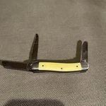Rare Vintage Case Xx Yellow Stockman Knife 3318. Fixed Price $114.00.
