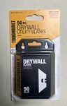 Toughbuilt Carbon Steel 3/4IN Drywall Utility Razor Blade Pack TB-H4S50-14-40. Fixed Price $17.16.