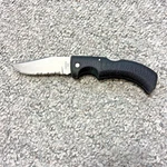 Gerber Gator 650 Knife Lockback Folding 4" Serrated Blade Hunting Portland Usa. Fixed Price $25.00.
