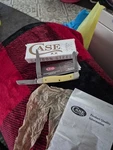 Case Xx Yellow Synthetic Smooth Medium Stockman (3318 Cs) Knife New With Box. Fixed Price $60.99.