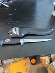 Rapala Soft Grip 7" Blade Fillet Knife With Sheath. Fixed Price $14.00.