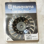 Husqvarna 542774845 Lw Dri Disc 7"X5/8-11 Segmented Turbo Grinding Cup Concrete. Fixed Price $109.00.