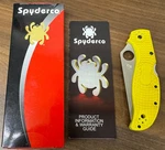 Spyderco C258PYL Stretch Xl Salt Knife Yellow Frn Stainless Collector Used. Fixed Price $129.99.