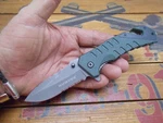 Humvee Rescue Pocket Knife Liner Lock Combo Edge Blade. Fixed Price $8.95.