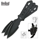 United Cutlery Throwing Knives Spike Dart Kunai Ninja Hunting Knife Set And Case. Fixed Price $24.99.