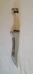 SS1 Wolverine Skinner Dh - 7979 Fixed Blade Smooth Bone Long Knife. Fixed Price $25.00.