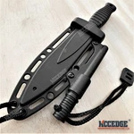 7" Tactical Emergency Knife Double Edge Blade Fixed Boot. Fixed Price $14.50.