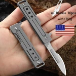 Edc Folding Utility Knife Scalpel Blade Outdoor Survival Pocket Keychain Tool Us. Fixed Price $15.85.