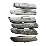 Lot Of 7 Vintage Utility Knives Stanley No. 99A & 10-099 Miller Falls Arrow. Fixed Price $60.00.