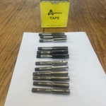 Machining Taps Lot Swanson 3/8-24 (6), Morse 1/2-20(3), 1/2-13. Fixed Price $16.09.