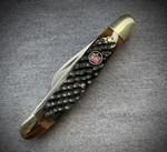 Nos Robert Klaas Kissing Crane 1028 Pocket Knife Jigged Bone Germany. Fixed Price $75.00.