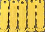 Lot Of Klever Safety Cutter 4 5/8 Lg Contoured Handle Textured Steel Yellow. Fixed Price $11.99.