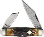 Rough Rider Swell Center Jack Cinnamon RR2529 Damascus Bone Folding Knife. Fixed Price $43.43.