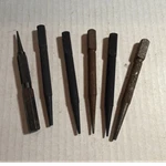 Mayhew Pin Punch Set 6-PIECE Steel Black Brown Hand Tool. Fixed Price $15.00.