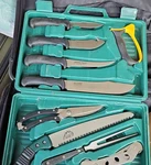 Outdoor Edge Game Processing Set 8-PIECE Knives, Saw, 420 Stainless Steel. Fixed Price $37.50.