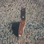 Kobalt Folding Wood Handle Utility Knife 5300916. Fixed Price $10.99.