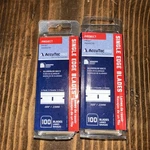 Accutec Pro Single Edge Aluminum Backed Razor Utility Blades 2-PACK New. Fixed Price $26.99.