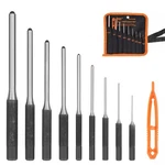 Horusdy 9 Pieces Roll Pin Punch Set, Storage Pouch. Fixed Price $18.69.