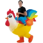 Inflatable Adult Chicken Costume Ride-on Rooster Funny Blow-up For Parties. Fixed Price $44.65.