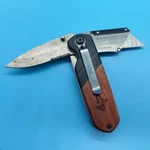 Husky 2 Blades Dual Edge Clip Point Folding Knife Liner Lock & Pocket 0116A. Fixed Price $19.54.