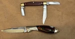 Estate, Vintage .barn Find Pair (2) Pocket Knifes. Fixed Price $22.49.