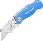 Sheffield 12113 Ultimate Lock Back Utility Knife, Box Cutter Safety. Fixed Price $18.72.