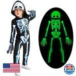 Weixinbuy Kids Toddler Baby Halloween Skeleton Costume Glow Dark Boys Girls. Fixed Price $49.58.