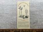 1980S Vermont State Craft Center Travel Information Card Middlebury Vtg. Fixed Price $5.99.