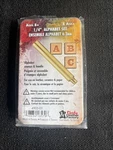 1/4" Alphabet Number Stamp Kit For Leather Crafts 4903-01, 4904-00 Tandy. Fixed Price $10.99.