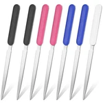 Kaopet Pack Letter Opener Set, 7.5 Inch Small, Black, Pink, Blue And White. Fixed Price $17.35.