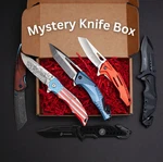 Knife Mystery Box, Randomized Assortment Of Brand New Knives, Pocket. Fixed Price $21.95.
