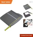 Paper Cutter Plastic 12" Length 10 Sheet Capacity Home Office Trimming Tool. Fixed Price $60.99.