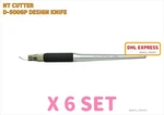 Nt Cutter D-500GP Design Knife For Precise Cutting Japan X 6 Set. Fixed Price $60.99.