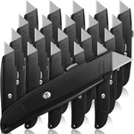 Reginary 20 Pcs Box Cutter Bulk Retractable Utility Knife Heavy Duty Aluminum. Fixed Price $46.93.