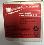 Milwaukee Tool 49-16-U400C Mcm Copper Style Die. Fixed Price $99.99.