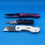 Tactical Knife Pc Lot Stinger 3CR13 Hart Utility Folding Edc Set. Fixed Price $27.95.