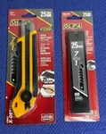 Olfa Extra Heavy Duty Snap-off Knife And Pkg 10 Blades. Fixed Price $42.00.